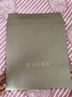 Authentic Gucci gift paper bag Size 10.2*10.2*3.9 Inch New $15.99