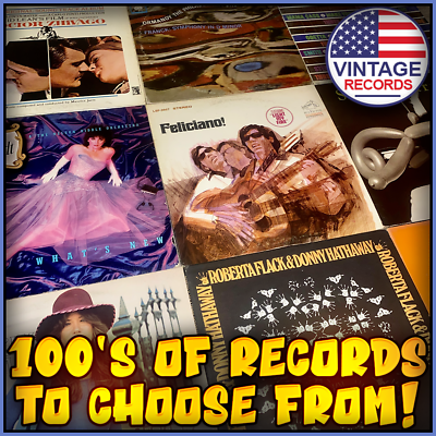 #ad Vintage: Vinyl Records in Great Working Condition Many To Choose From 12quot; LP $6.95