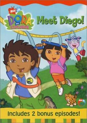 #ad Dora the Explorer Meet Diego DVD By Fatima Ptacek VERY GOOD $3.56