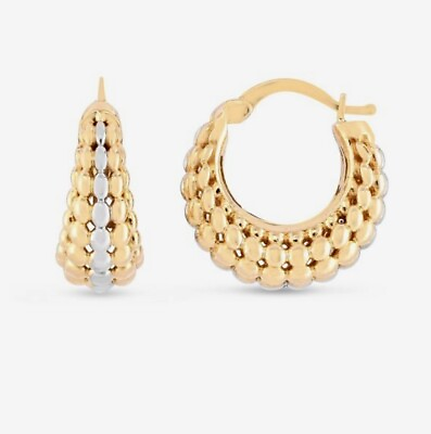 #ad 14k Gold Hoop EarringsYellow Gold Hoops14k Earrings Minimalist Earrings $725.00