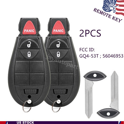 #ad 2 For 2014 2015 2016 2017 2018 2019 Jeep Cherokee Remote Control Keyless Key Fob $17.79