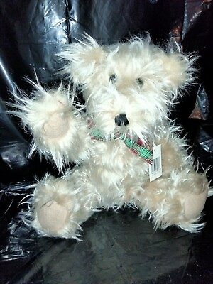 #ad Adorable Vintage Scrappy Shaggy Teddy Bear Unknown Maker Fully Jointed $22.00