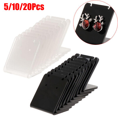 #ad Acrylic Earring Necklace Display Stand Ear Studs Jewelry Storage Rack Holder $5.42