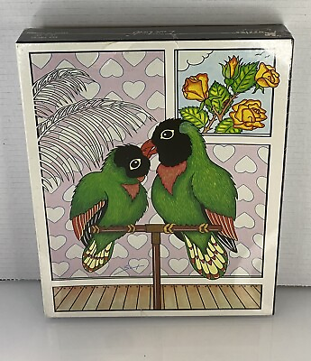#ad Lovebirds Puzzle 1000 Piece Puzzle Love Birds By Set Taiwan Sealed $32.00