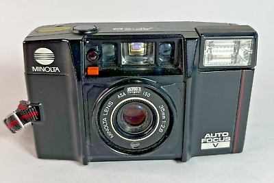 #ad Minolta AF S 35mm f 2.8 Point amp; Shoot Film Camera Tested works $29.50