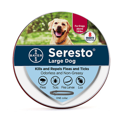 #ad Seresto 8 Month Flea amp; Tick Prevention Collar for Large Dogs $18.99